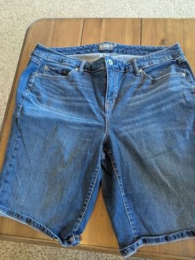 torrid Dark Blue Denim Shorts